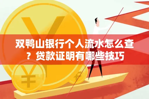 双鸭山银行个人流水怎么查?贷款证明有哪些技巧